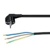 Solight flekso kabelis, 3x 1mm2, juodas, 2m