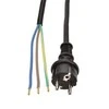 Solight flexo cable, 3x 1mm2, rubber, juodas, 2,5m