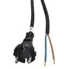 Solight flekso kabelis, 10m, 2 x 1,5mm2, guminis H05RR-F2, juodas