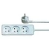 Solight prailginimo laidas, 3 lizdai, baltas, 10m