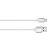 „Solight“ „Lightning“ laidas, USB 2.0 A jungtis - „Lightning“ jungtis, silikoninis, 2 m