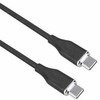 Solight SSC17005-S kabelis USB-C 3.1 (M) – USB-C 3.1 (M) 0,5 m juodas