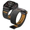 Spigen Athlex Air 2 aktyvus dirželis, juoda-oranžinė - Apple Watch 49mm/46mm/45mm/44mm