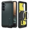Spigen Tough Armor Mag MagSafe dėklas skirtas Samsung Galaxy S26 – žalios spalvos