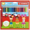 Spalvoti pieštukai Stabilo Color 30 spalvų