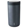 Terminis puodelis - Stelton To Go Click - 0.2 L - Nerūdijantis plienas - Tamsiai mėlyna metalinė