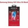 SWISSTEN FULL GLUE COLOR FRAME CASE FRIENDLY sklo pro SAMSUNG S908B GALAXY S22 ULTRA 5G juoda