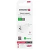 „Swissten“ kelioninis įkroviklis 12 W USB-C / USB-A