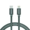 „Swissten Textile“ universalus greitas įkrovimas 3.1 USB-C prie „Lightning Data“ ir 2 m įkrovimo laidas