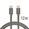 Kabelis USB Swissten USB-C - USB-C 1.2 m Juodas (71527202)