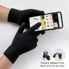 SWISSTEN WINTER SMARTPHONE GOVES Vyriškos juodos spalvos