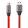 Tactical Fat Man 2.0 kabelis USB-A/USB-C 1m raudonos spalvos