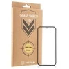 Tactical apsauginis stiklas Shield 5D skirtas Apple iPhone 13 mini su juodos spalvos krašteliu
