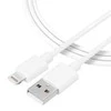 Tactical Smooth Thread kabelis USB-A/Lightning 1m baltos spalvos