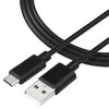 Tactical Smooth Thread kabelis USB-A/USB-C 0.3m juodos spalvos