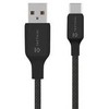 Tactical Stitch Thread kabelis USB-A/USB-C 1m juodos spalvos