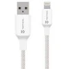 Tactical Taktinis siūlų kabelis USB-A/Lightning 1m baltos spalvos