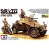 Tamiya Sd.Kfz. 222 4x4 šarvuotis Afrikos korpusas 1/35 modelio rinkinys 35286