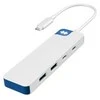 Hyper HyperDrive Flex 4 Port USB-C Combo Hub, Baltas/Mėlyna | HD5200BUGL