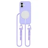 Tech-Protect MagNecklace MagSafe su dirželiu iPhone 16 – dėklas telefonui, violetinės spalvos