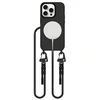 Tech-Protect MAGNECKLACE MagSafe dėklas iPhone 15 Pro telefonui, juodos spalvos