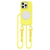 Tech-Protect MagNecklace MagSafe su dirželiu iPhone 16 Pro Max – dėklas telefonui, geltonos spalvos