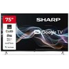 „Sharp 4K QLED“ televizorius | 75JP7265E | 75 | Išmanusis televizorius | „Google TV“ | UHD
