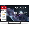 Sharp | 43HP6265E | 43 | Išmanusis televizorius | „Google TV“ | UHD | Juoda