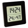 Termometras - higrometras su laikrodžiu, data ir žadintuvu TFA 30-5038-01