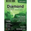 TLAMA games Obaly na karty Diamond Žalias: Standard (63,5x88 mm) (80 mikronů, 100 ks)