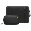 Dėklas Tomtoc tomtoc Sleeve Kit - 13" MacBook Pro / Air, Juodas