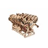 Ugears 3D medinis mechaninis dėlionės V8 variklis