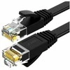 UGREEN Ethernet RJ45 plokščias tinklo kabelis CAT.6 UTP 1m - Juodas
