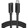 UGREEN USB Type C 3.1 kabelio prailginimas 0.5m - Juodas