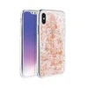UNIQ dėklas Lumence Clear Apple iPhone Xs Max rožinio aukso spalvos
