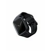 UNIQ apyrankė Monos 2in1 Apple Watch Strap+ Case Series 4/5/6/7/8/9/SE/SE2 44/45mm. juodos spalvos