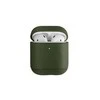 UNIQ dėklas Terra AirPods ProGenuine Leather alyvuogių spalvos