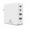 Įkroviklis Viking kroviklis USB GaN 100W, podpora PD3.0 a QC4+ balta