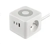 Viking maitinimo adapteris YC23L, 2x 230 V, 1x USB-A, 2x USB-C, jutiklinis šviestuvas, ilgis 1,4 m, baltas