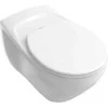 Villeroy &amp; Boch poda sēdriņķis ar vāku O.novo, balts/tērauds