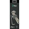 Šešiakampių L-Formos raktų rinkinys Wera Wera HEX INOX 1,5-10mm, 9vnt