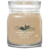 Yankee Candle Aromatinė žvakė Signature glass medium Amber - Sandalwood 368 g