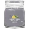 Yankee Candle Aromatinė žvakė Signature glass medium Juodoji arbata - citrina 368 g