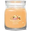 Yankee Candle Aromatinė žvakė Signature glass medium Mango Ice Kreminis 368 g