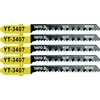 Toya Sa Poland Pjūkliukas siaurapjūkliui 5vnt. 13TPI /2mm (medis) (YT-3407)