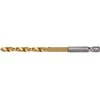 Toya Sa Poland Grąžtas metalui su Hex 6.3 mm (1/4") galu HSS-TiN | 5.5 mm (YT-44763)