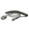 Zebra CABLE - RS232: DB9 FEMALE CONNECTOR,9 FT.(2.8M) COILED,TXD ON 2,12V (REQUIRES 12V POWER SUPPLY),LOW TEMP -30C