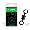 "ZFISH Rolling Swivel Juodas Matt" dydis 8/28 kg