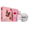 Dsquared2 Set Dsquared 2: Wood Eau De Toilette For Women, 100 ml + Wood Dušo želė, 100 ml + Dsquared GWP Textile Pouch Sidabrinis
