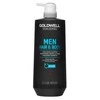 Vyriškas plaukų ir kūno šampūnas Goldwell Men Hair & Body, 1000 ml